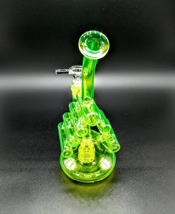 Green Glass Bong