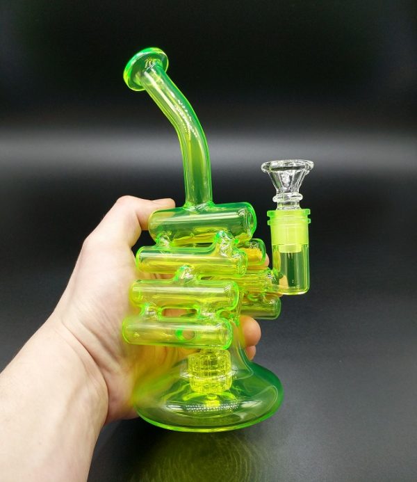 Green Glass from Dab Crates