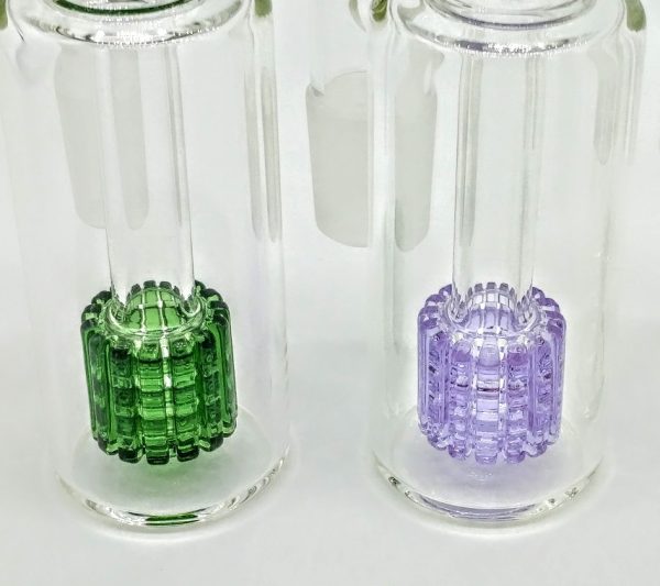 Green and Violet Ash Catcher Barrel Perc