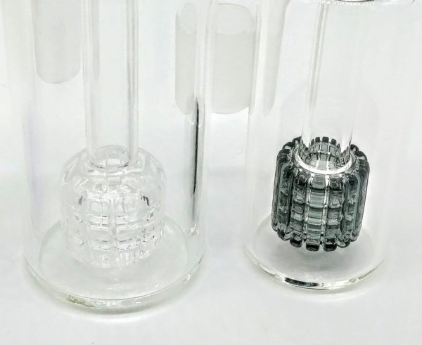 Clear and Black Ash Catcher Barrel Perc