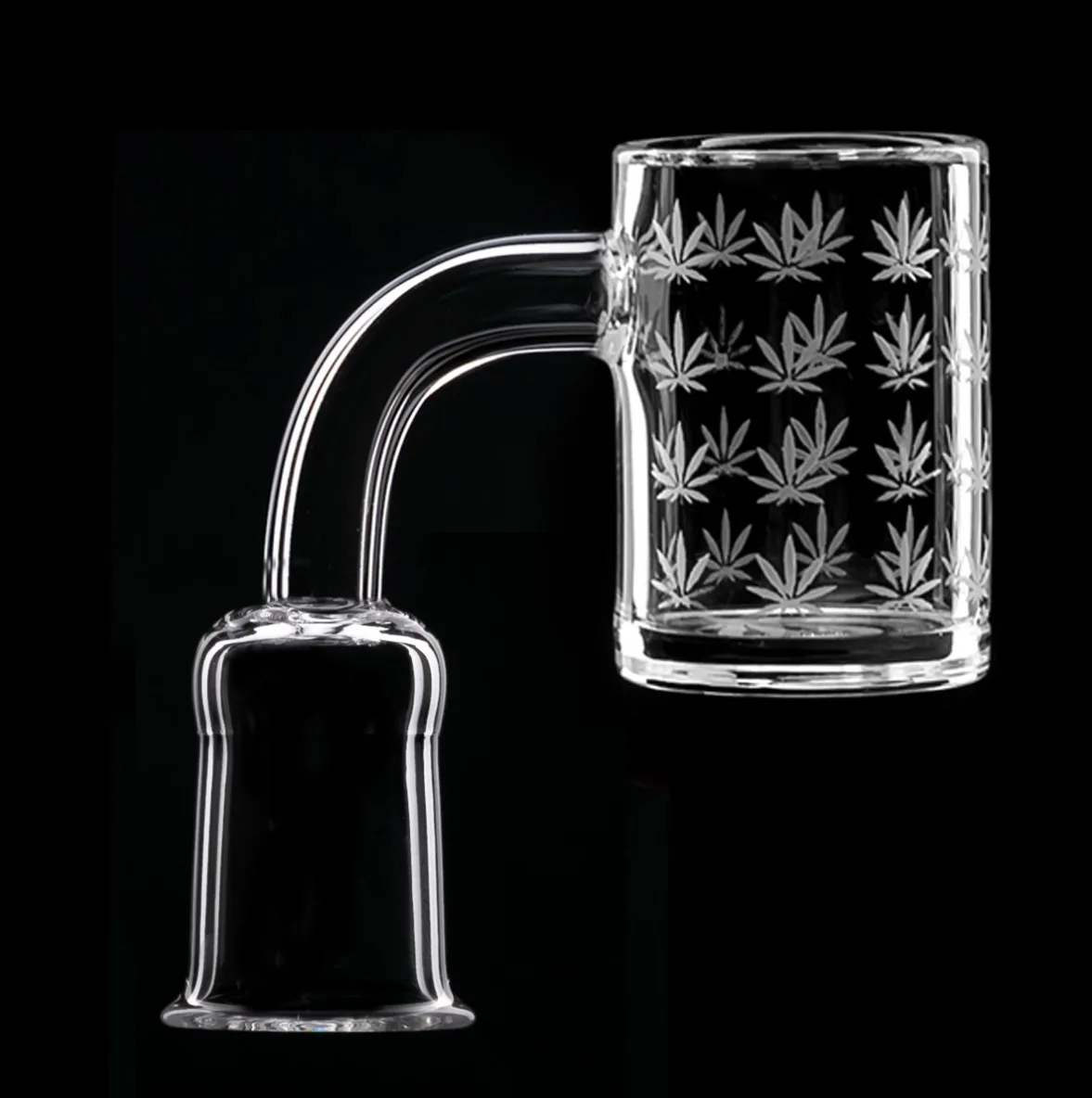 Quartz Banger w/ Leaf Design